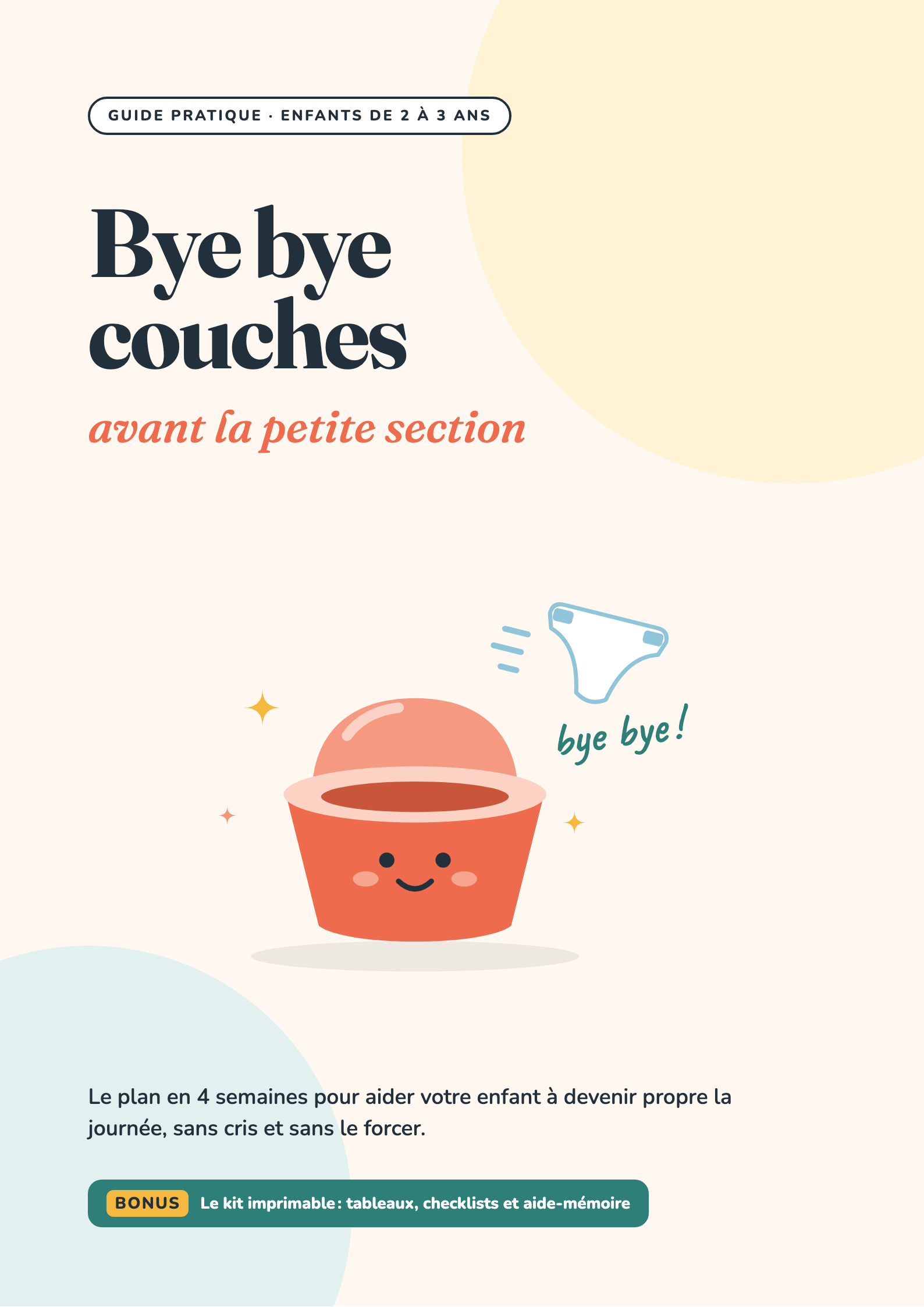 Couverture du guide Bye bye couches avant la petite section